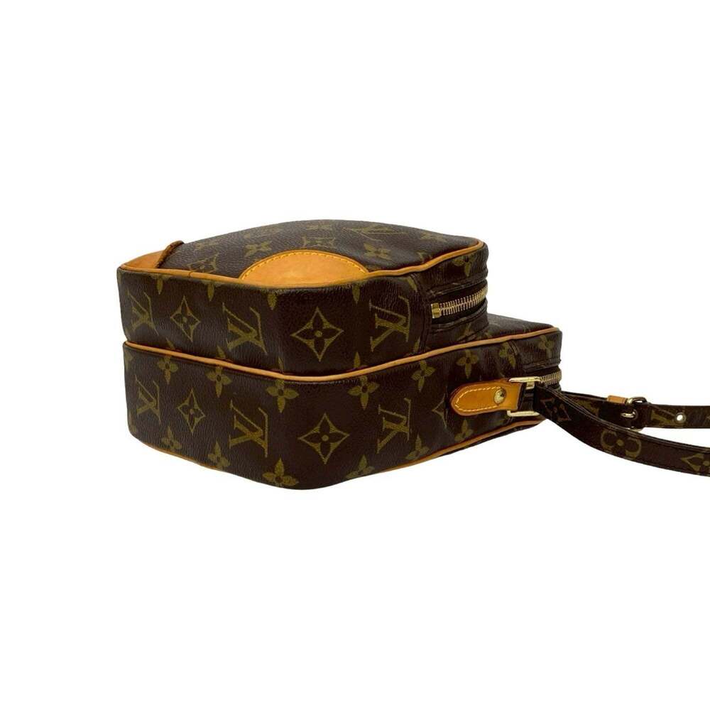 LOUIS VUITTON Brown Monogram Leather Pochette Shoulder Bag - Picture 8 of 10